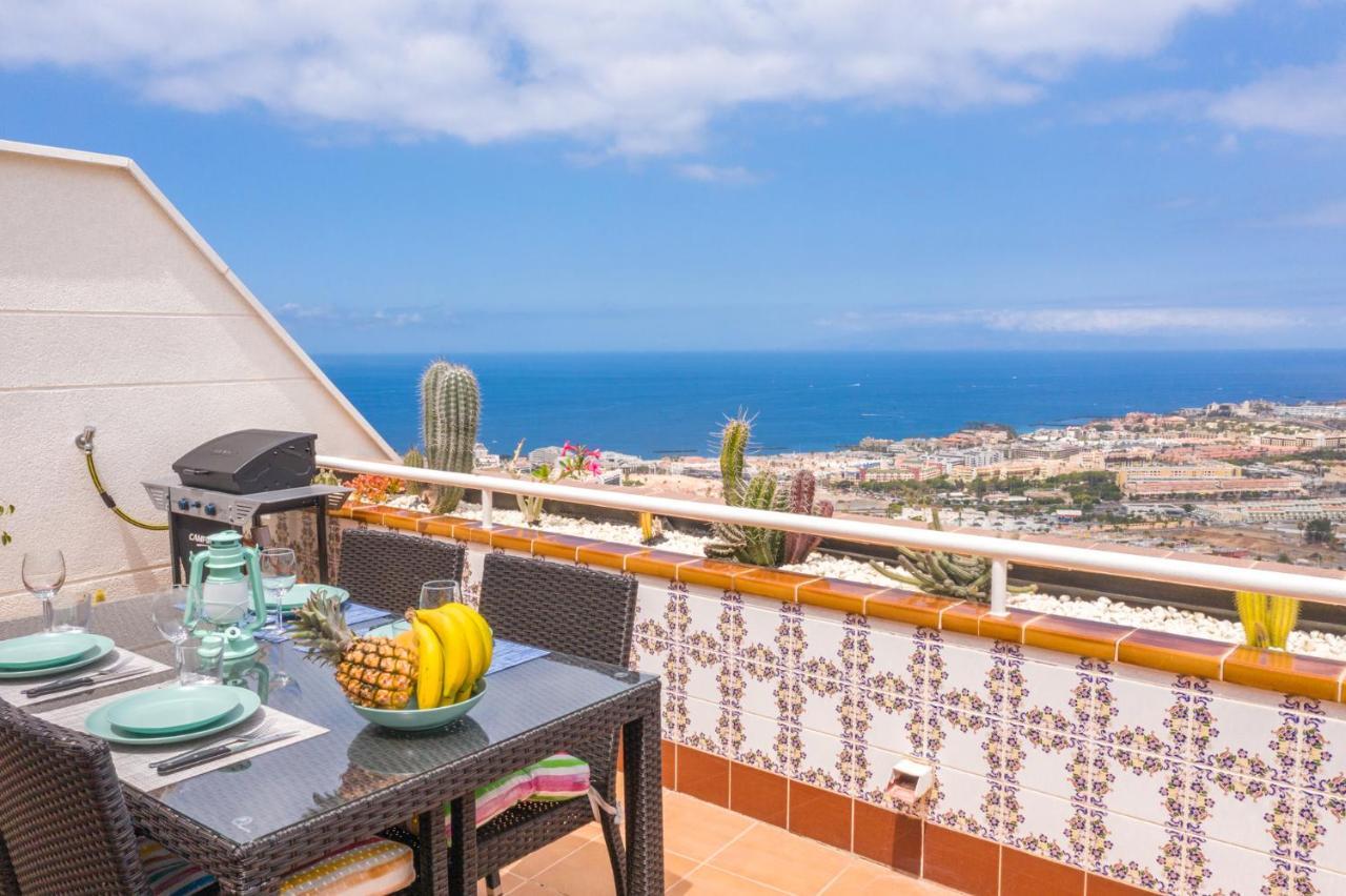 Luxury Penthouse 105M2,Bali Bed,Heated Pool,Sunset Apartment Costa Adeje  Exterior photo